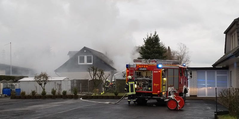 Großeinsatz für die Feuerwehr: Brand in Stadtoldendorf